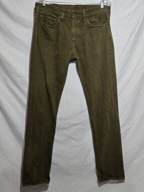 J.Crew Made in USA Style 484 5 Pocket Jean - Green - Sz 33X34*